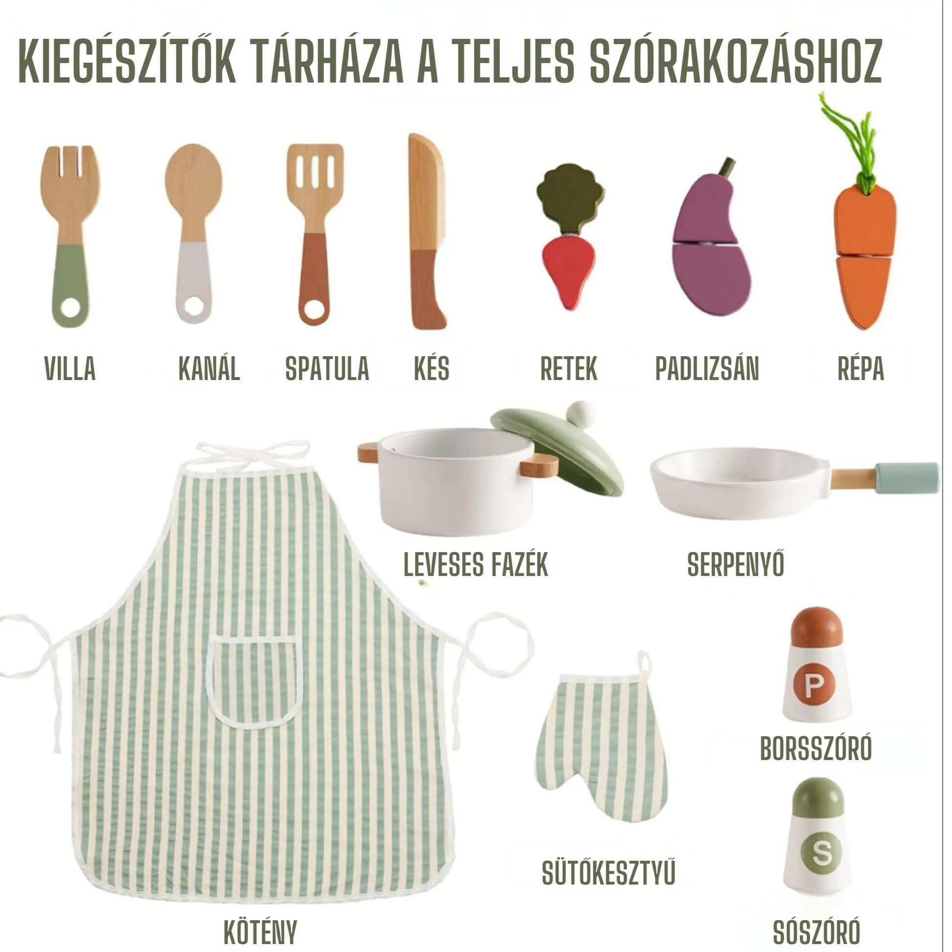 Gyerekbarát Konyhai Készlet – Biztonságos és Kreatív Főzés Kicsiknek BaBo Kids Tools