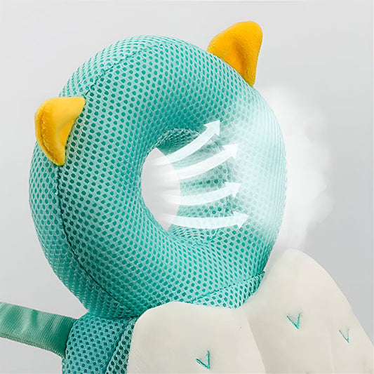 GUARDIAN babafej‑védő hátizsák bagoly – Bababiztonság stílusosan