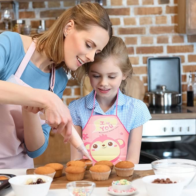 👩‍🍳 KisKukták kötény rózsaszín – ahol a játék találkozik a kreativitással! 🥄