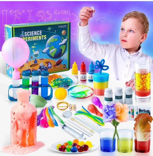 50+ Tudományos Kísérletező Készlet Gyerekeknek – STEM Oktató Játék My Store