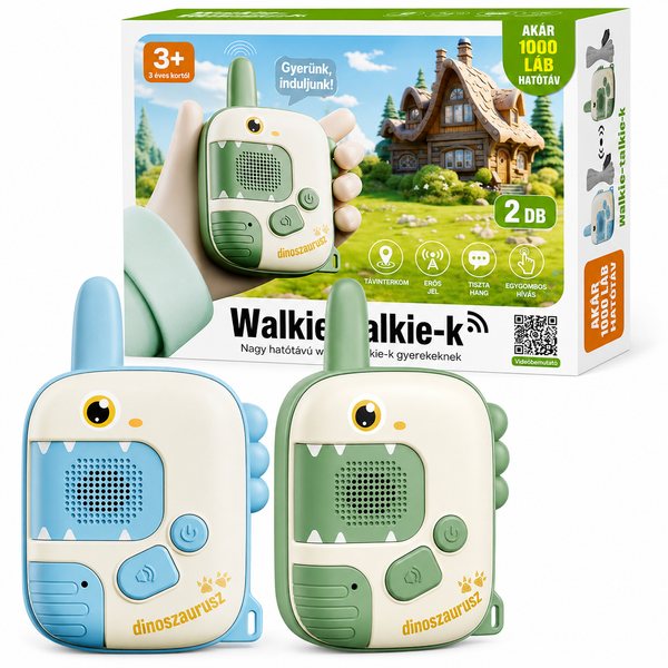 Dínós Walkie Talkie Gyerekeknek 3-9 év | BaBo KidsTools