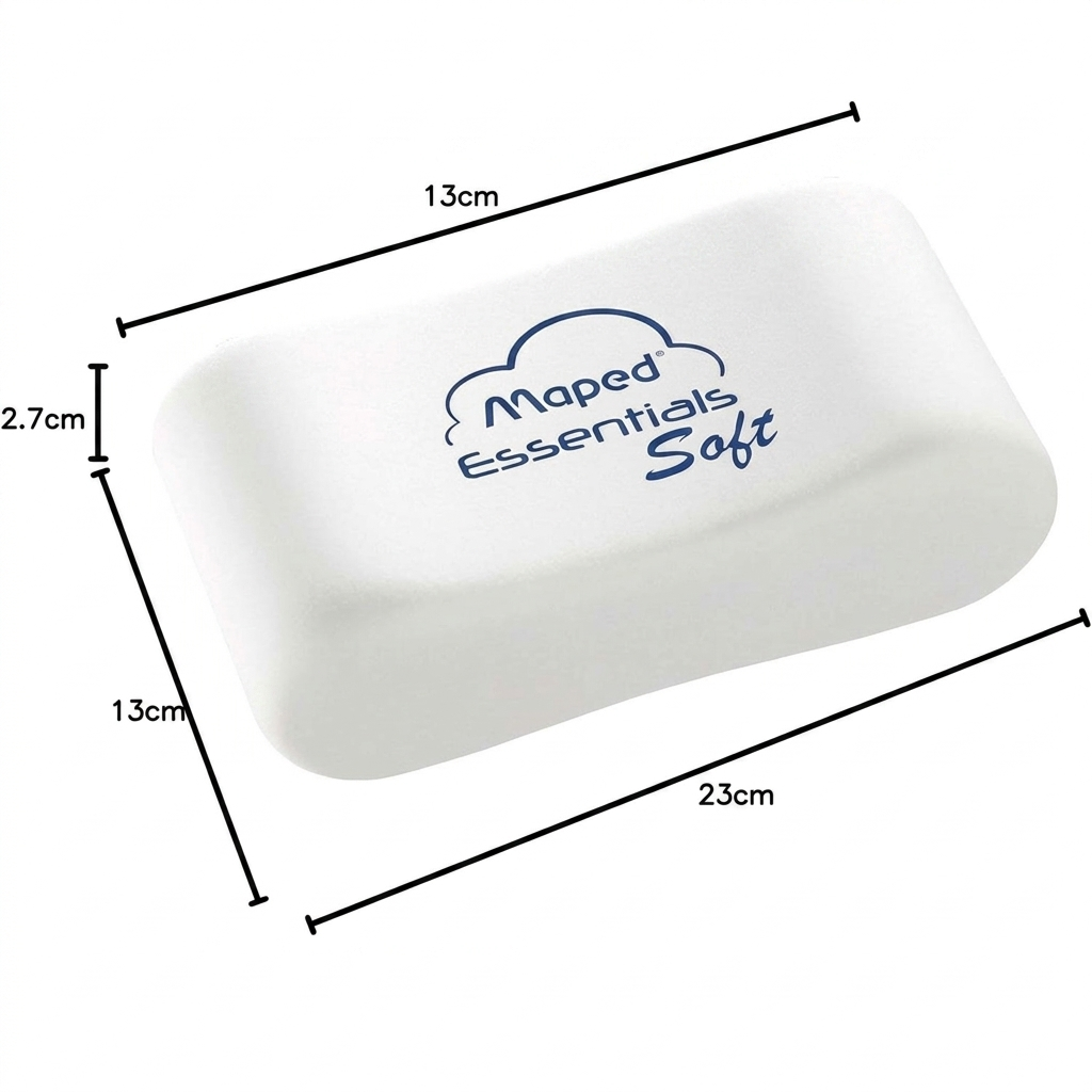 Maped Essentials Soft radír méretei