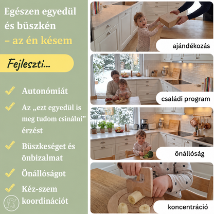 Eli fa gyerekkés fejleszti az önállóságot, önbizalmat, kéz-szem koordinációt és koncentrációt