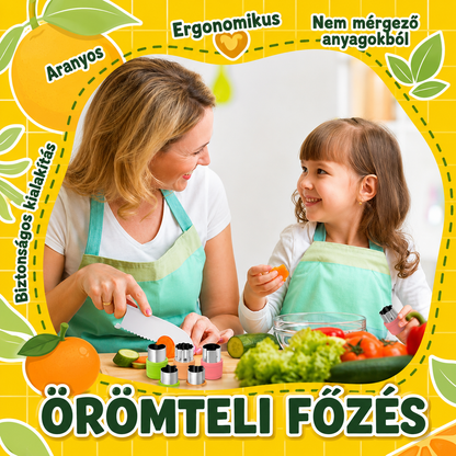 Montessori gyerekkés szett 47 db vágódeszkával | BaBo