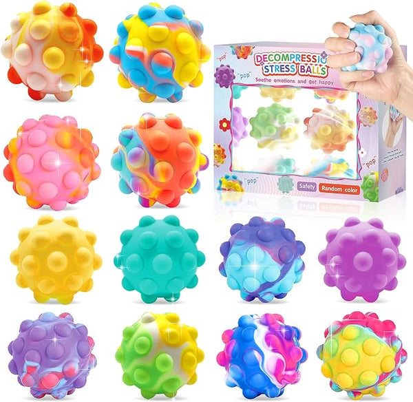 Pop It Stresszlabda – Nyomkodós Szilikon Fidget Labda
